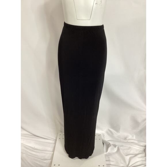 Wardrobe.Nyc Stretch-Knit Black Maxi Skirt Size S - Picture 2 of 4